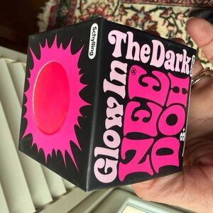NeeDoh Glow In The Dark PINK Stress
Ball. TikTok fav